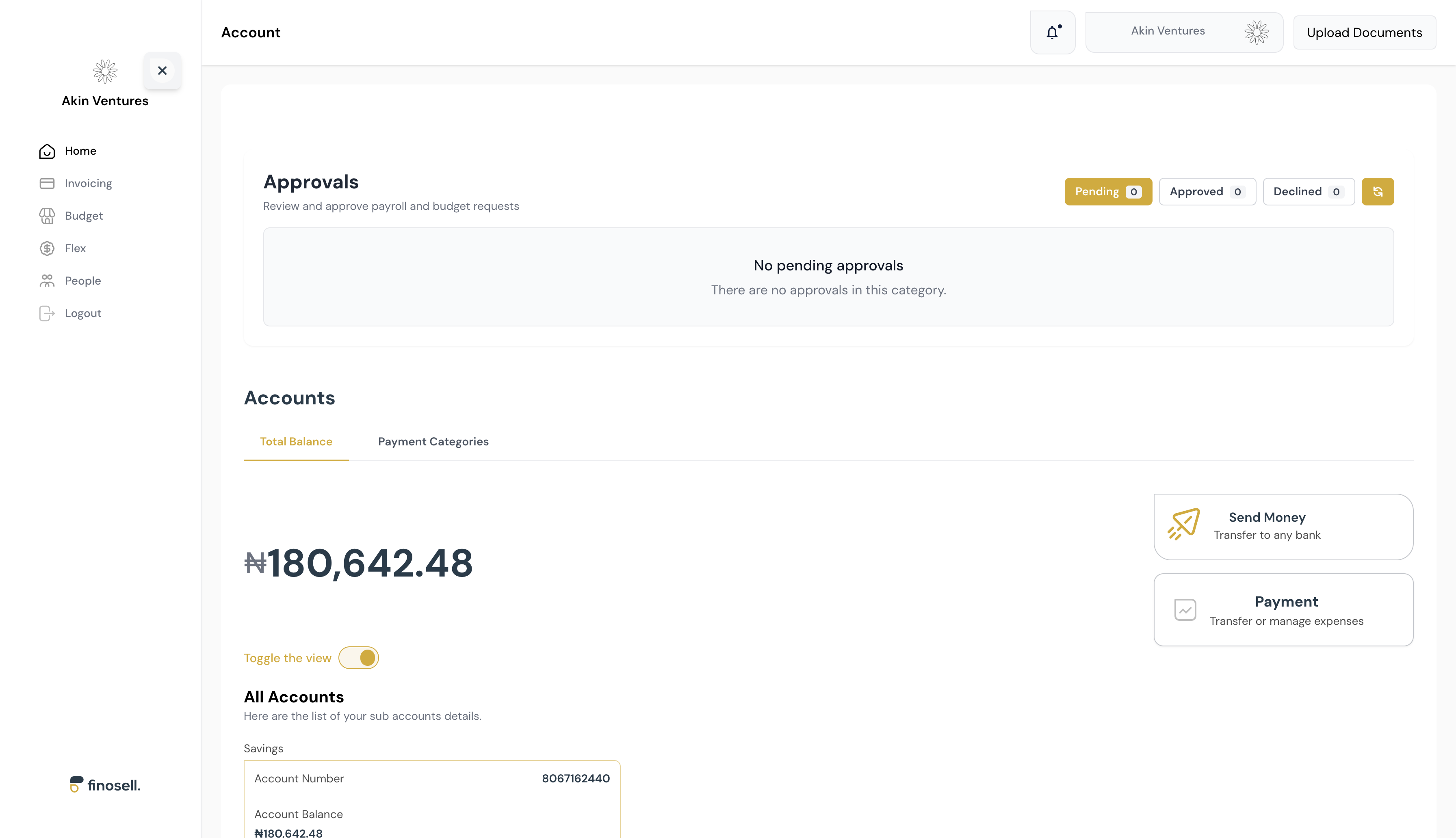 FinoSell Dashboard